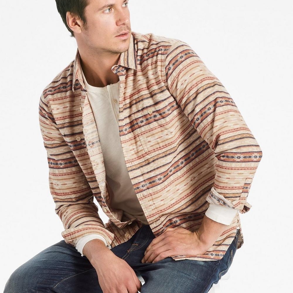 Lucky Brand Southwest Print button down